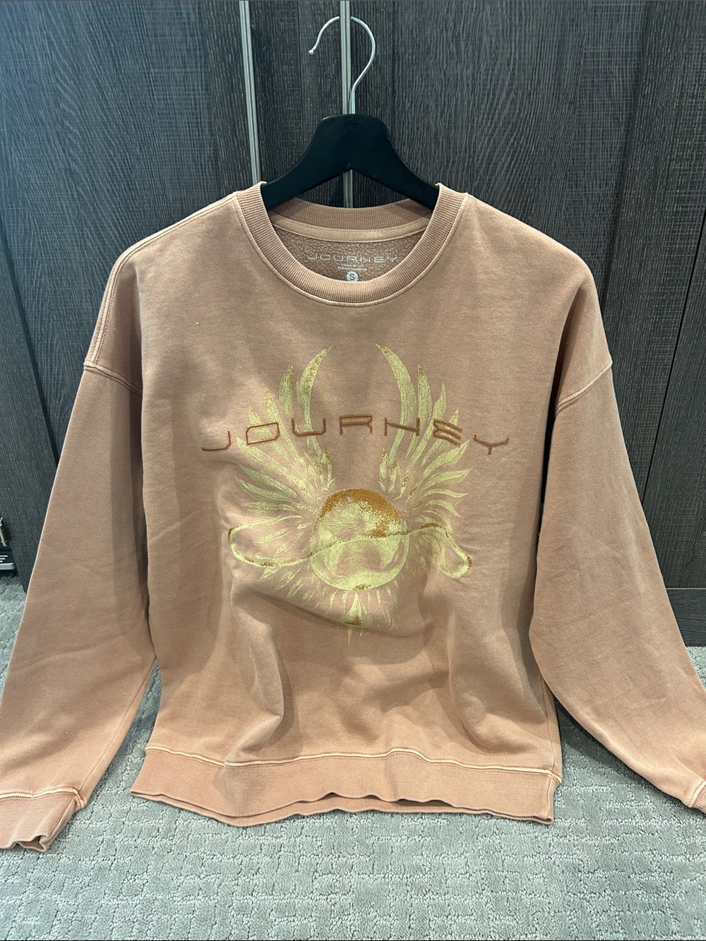 Journey Women's Crewneck Sweatshirt in Faded Brown